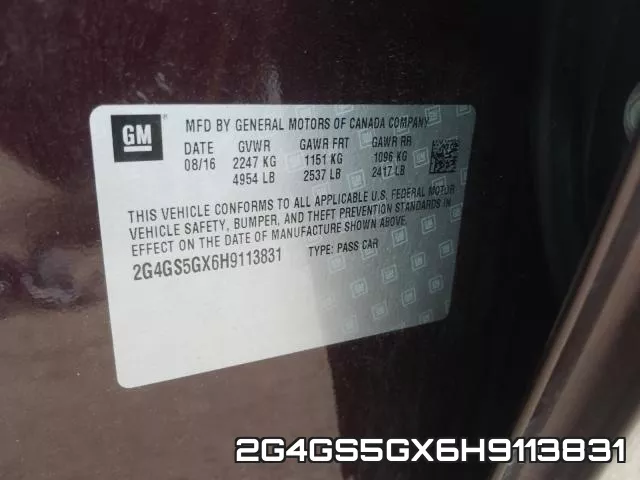 2G4GS5GX6H9113831 фото 2