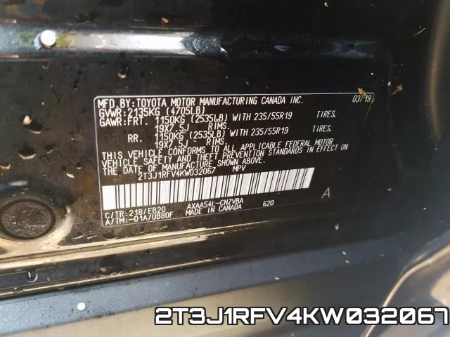 2T3J1RFV4KW032067 фото 2