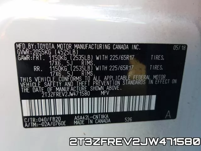 2T3ZFREV2JW471580 фото 2