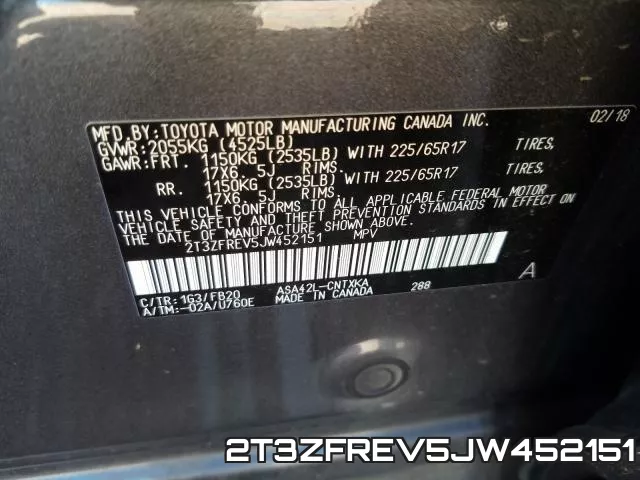 2T3ZFREV5JW452151 фото 2