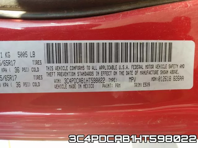 3C4PDCAB1HT598022 фото 2