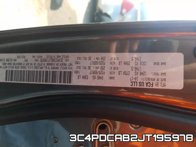 3C4PDCAB2JT195978 фото 2