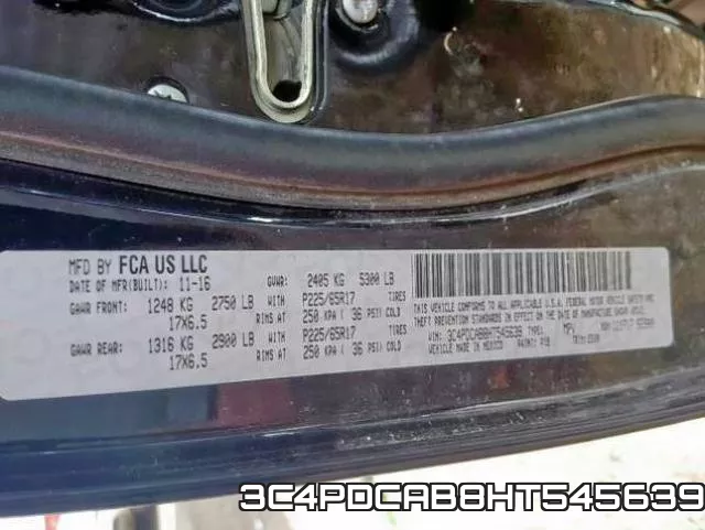 3C4PDCAB8HT545639 фото 2