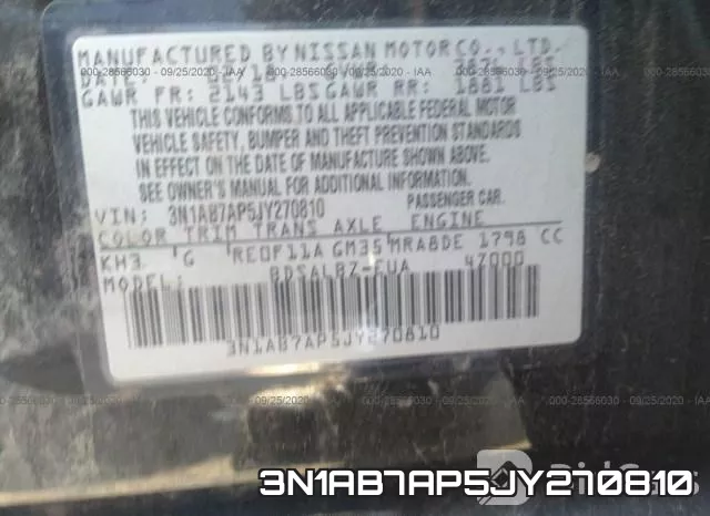 3N1AB7AP5JY270810 фото 10