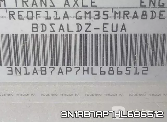 3N1AB7AP7HL686512 фото 10