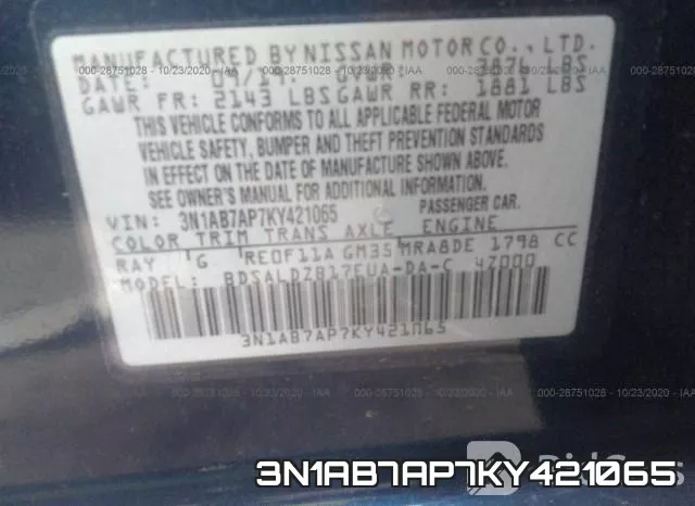 3N1AB7AP7KY421065 фото 10
