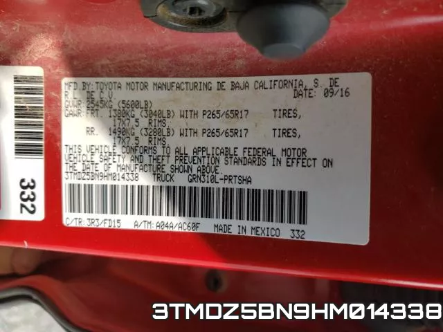 3TMDZ5BN9HM014338 фото 2