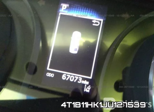 4T1B11HK1JU127539 фото 8