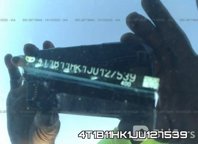 4T1B11HK1JU127539 фото 10