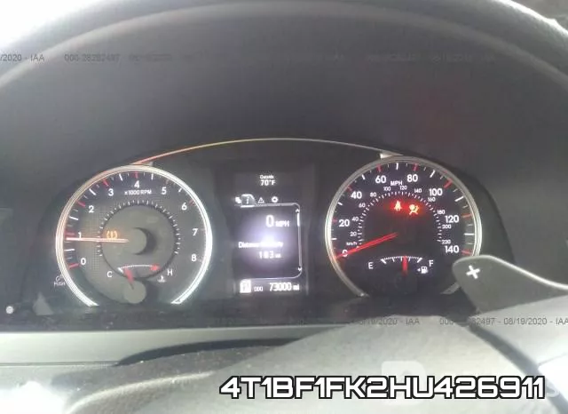 4T1BF1FK2HU426911 фото 8