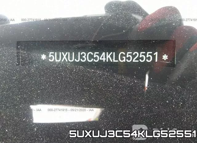 5UXUJ3C54KLG52551 фото 10