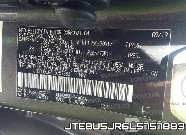 JTEBU5JR6L5757883 фото 10