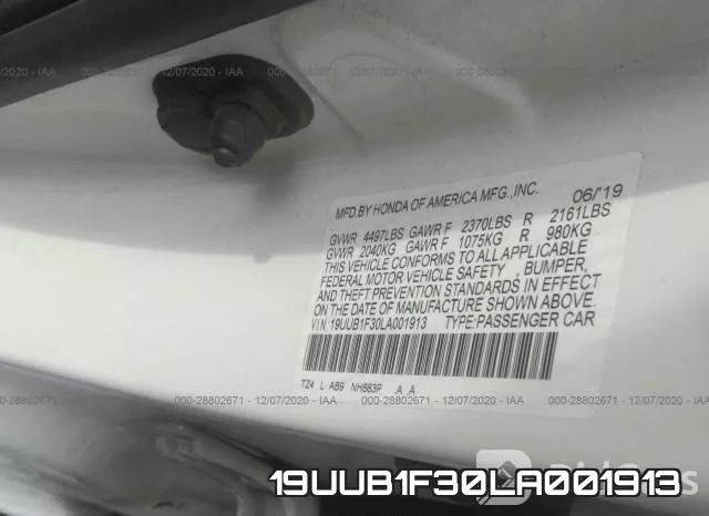19UUB1F30LA001913 фото 10