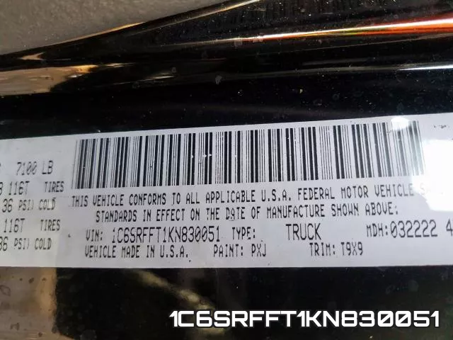 1C6SRFFT1KN830051 фото 2