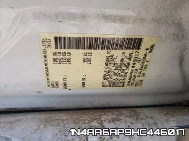 1N4AA6AP9HC446017 фото 2