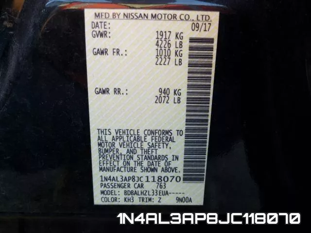 1N4AL3AP8JC118070 фото 2