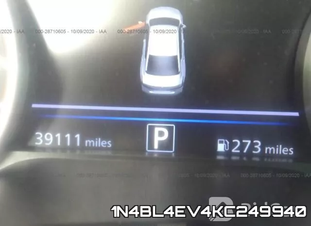 1N4BL4EV4KC249940 фото 8