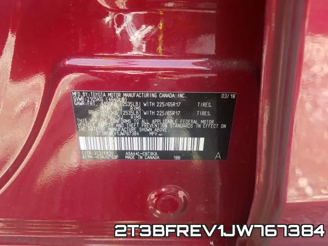 2T3BFREV1JW767384 фото 2