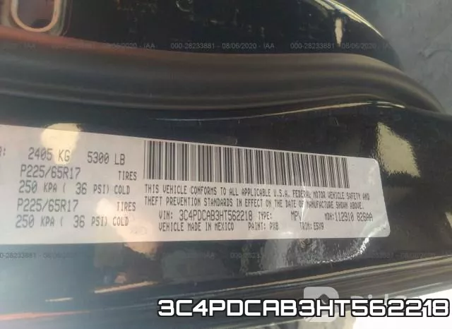 3C4PDCAB3HT562218 фото 10