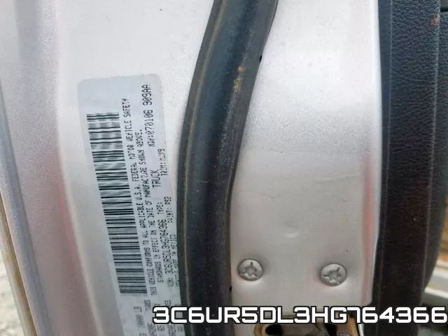 3C6UR5DL3HG764366 фото 2