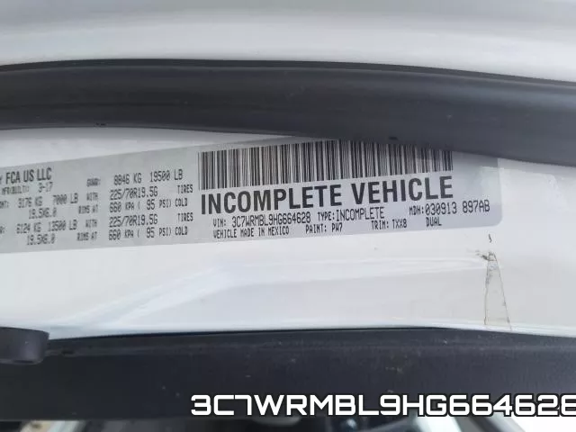 3C7WRMBL9HG664628 фото 2