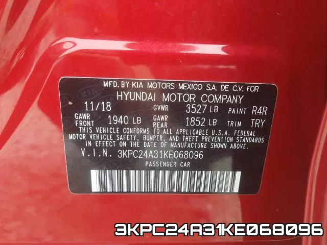 3KPC24A31KE068096 фото 2