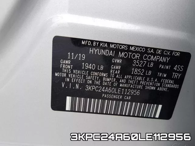 3KPC24A60LE112956 фото 2