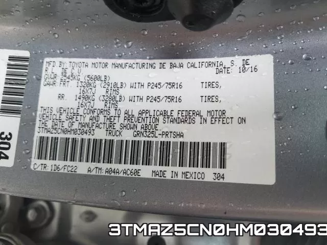 3TMAZ5CN0HM030493 фото 2