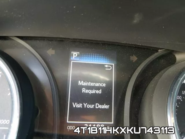 4T1B11HKXKU743113 фото 9
