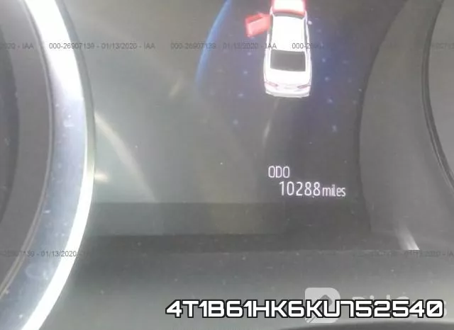 4T1B61HK6KU752540 фото 8