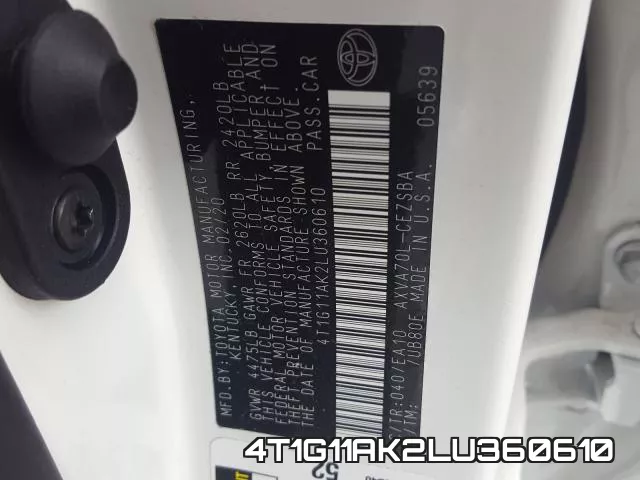 4T1G11AK2LU360610 фото 2