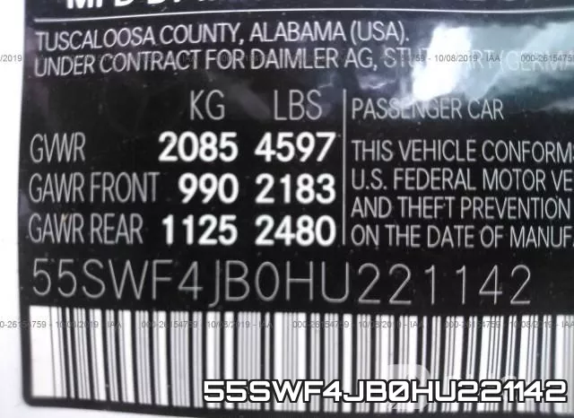 55SWF4JB0HU221142 фото 10