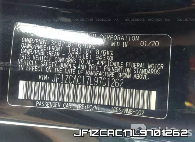 JF1ZCAC17L9701262 фото 10