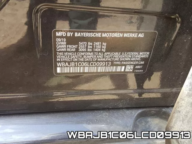 WBAJB1C06LCD09913 фото 2
