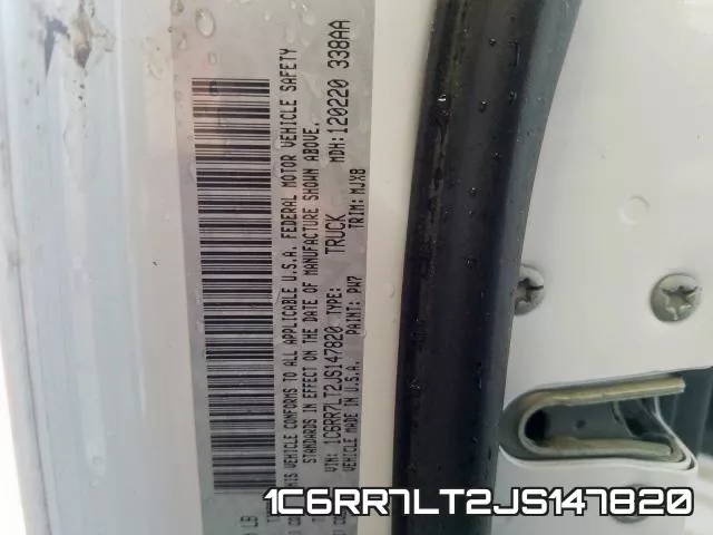 1C6RR7LT2JS147820 фото 2