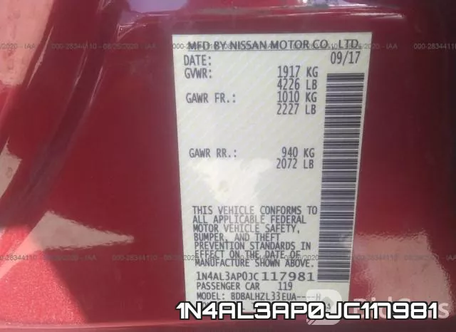 1N4AL3AP0JC117981 фото 10