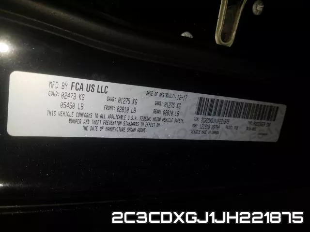 2C3CDXGJ1JH221875 фото 2