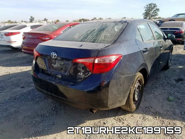 2T1BURHE2KC189759 фото 5