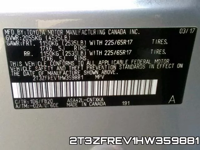 2T3ZFREV1HW359881 фото 2