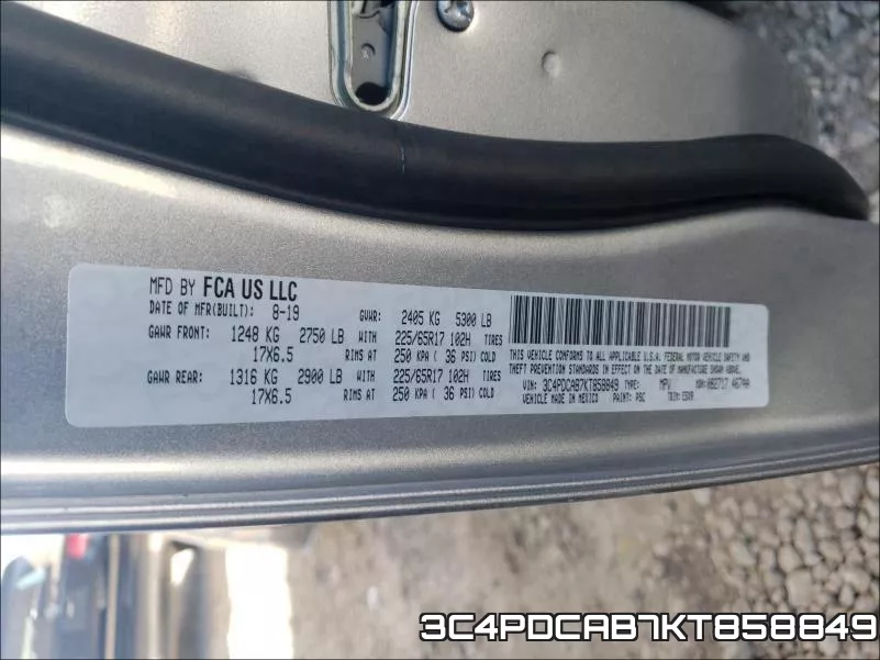 3C4PDCAB7KT858849 фото 2