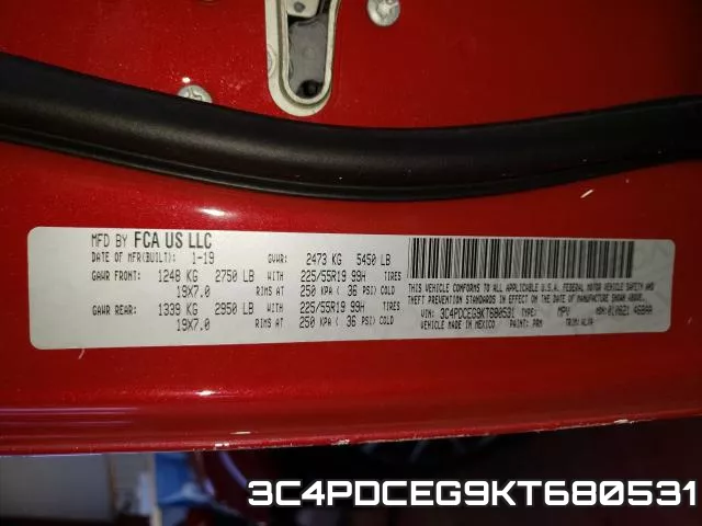 3C4PDCEG9KT680531 фото 2