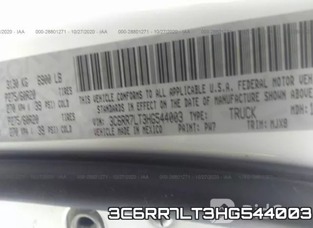 3C6RR7LT3HG544003 фото 9