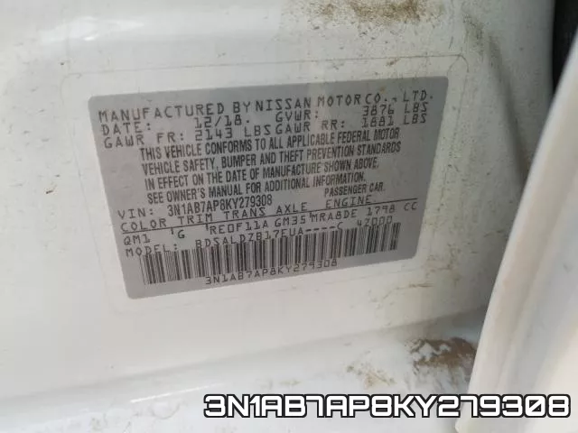 3N1AB7AP8KY279308 фото 2
