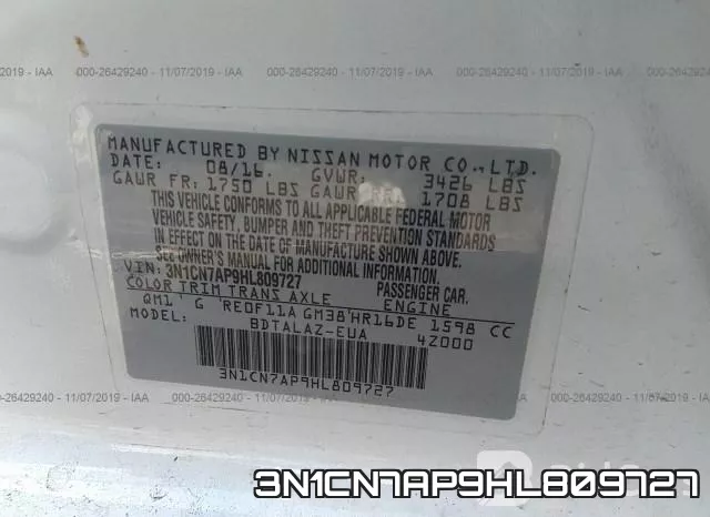 3N1CN7AP9HL809727 фото 10