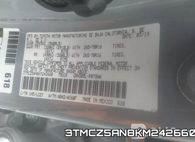 3TMCZ5AN8KM242660 фото 10
