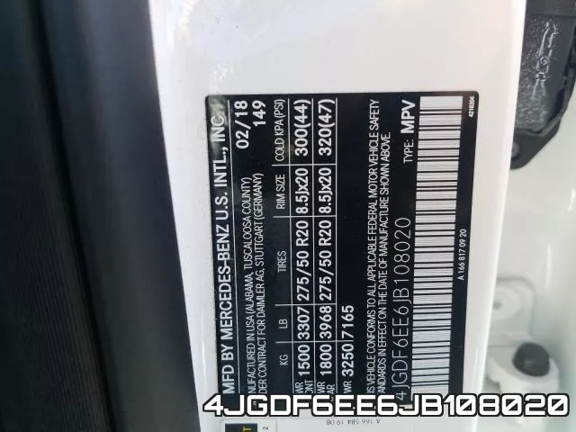 4JGDF6EE6JB108020 фото 2