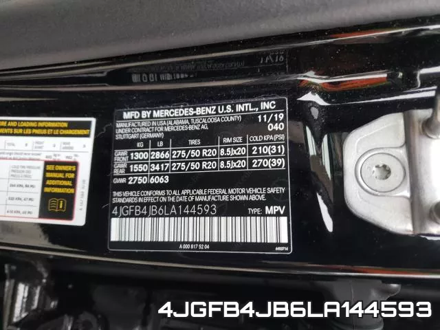 4JGFB4JB6LA144593 фото 2