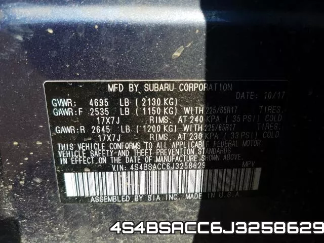 4S4BSACC6J3258629 фото 2