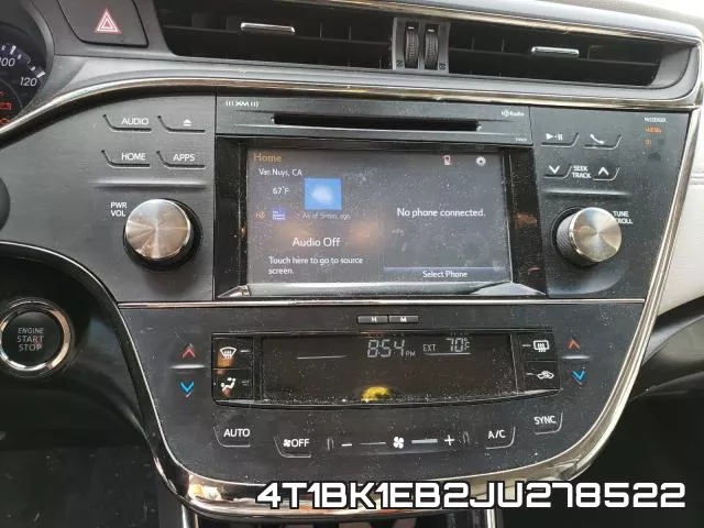 4T1BK1EB2JU278522 фото 10