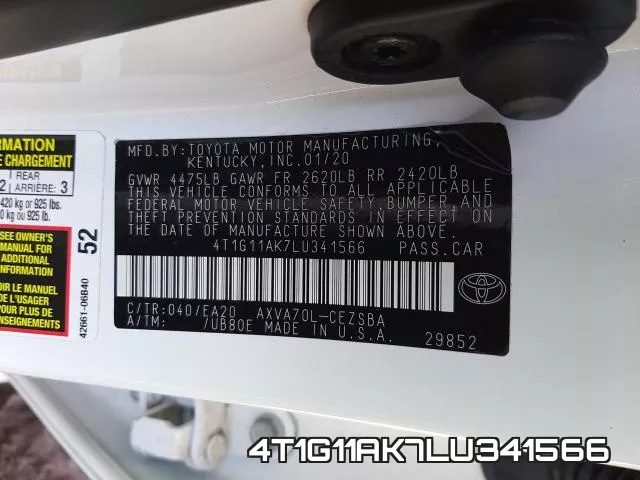 4T1G11AK7LU341566 фото 2